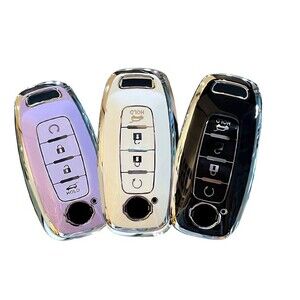 T33 Soft TPU Remote Car Key Fob Case For Nissan Juke X-trail - 4 Button